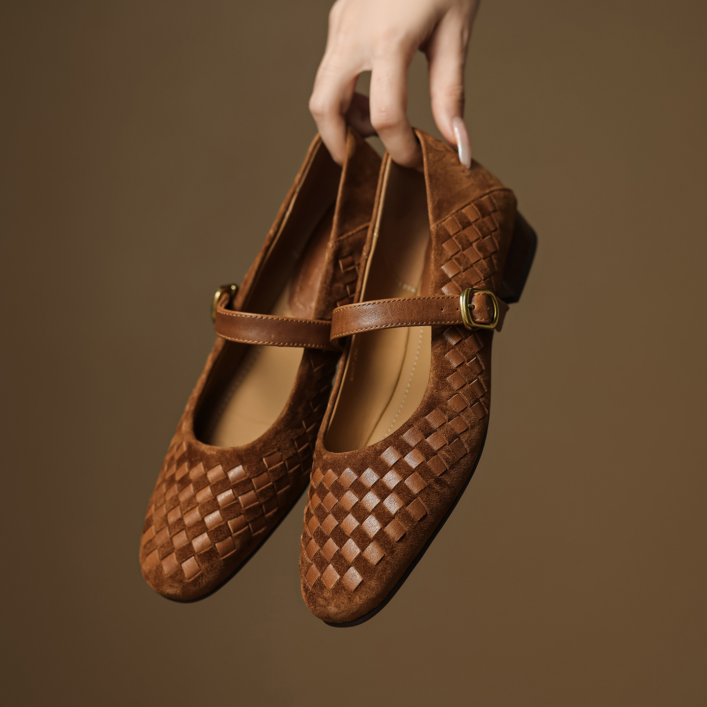 Handmade Genuine Woven Texture - Men Shoes Casual recension och pris