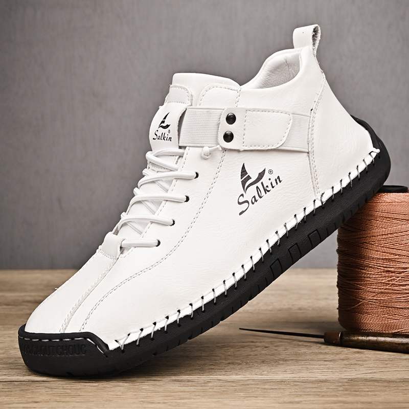 New 2025 Handmade Leather Casu - Men Shoes Lacoste recension och pris