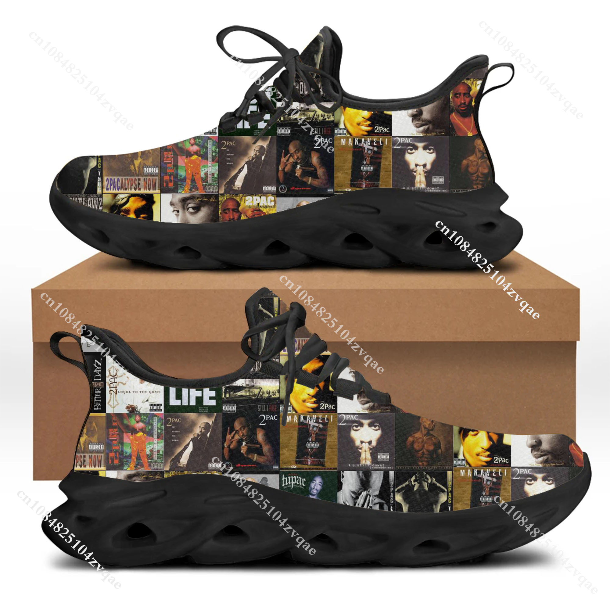Tupac Rapper 2Pac Flats Sneake - Men Shoes Runners recension och pris