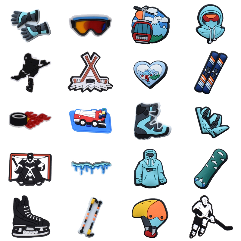 Ice Hockey Shoe Charms for Cro - Men Shoes Jeans recension och pris