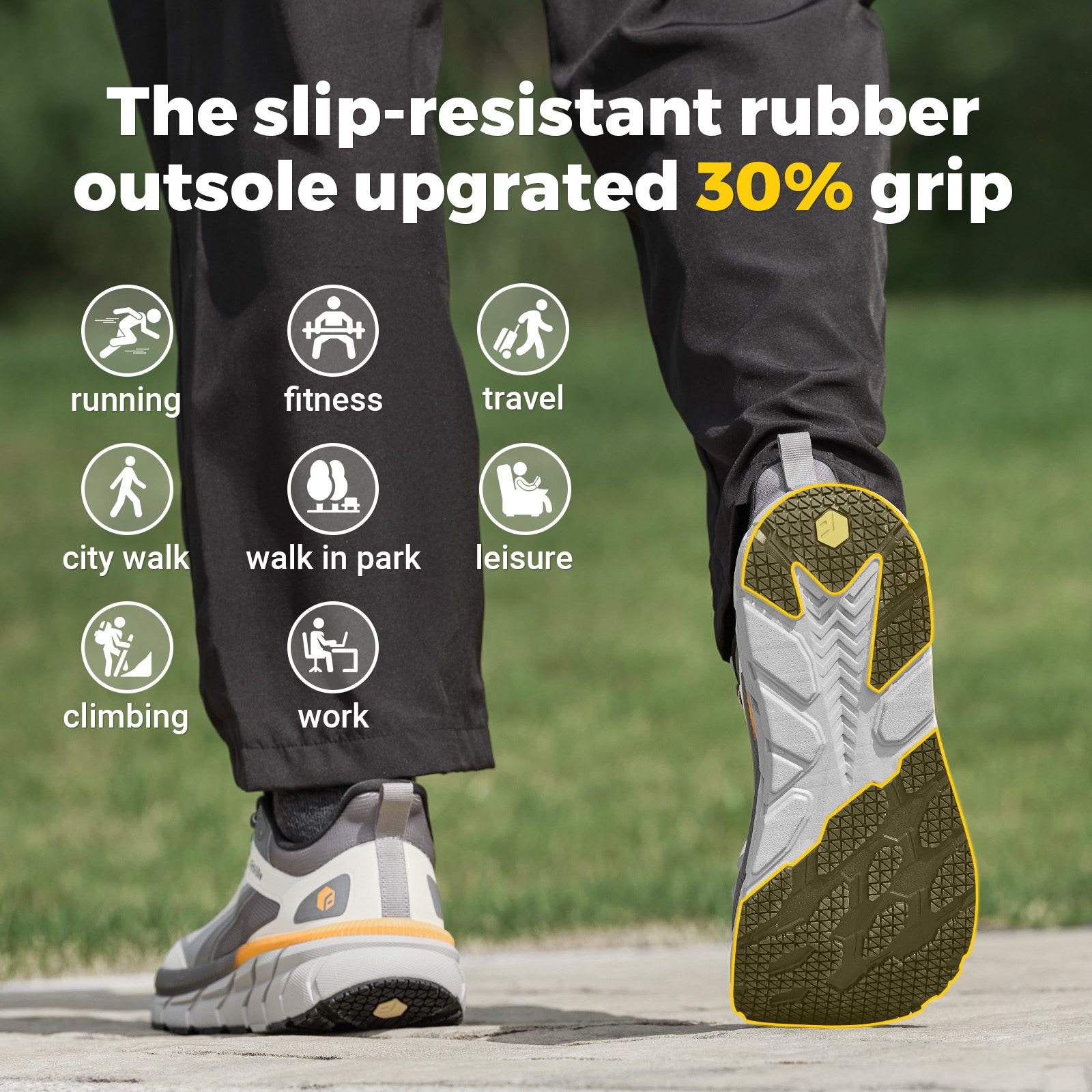 Fittington Wide Walking Shoes  - Men'S Shoes For Plantar Fasciitis recension och pris