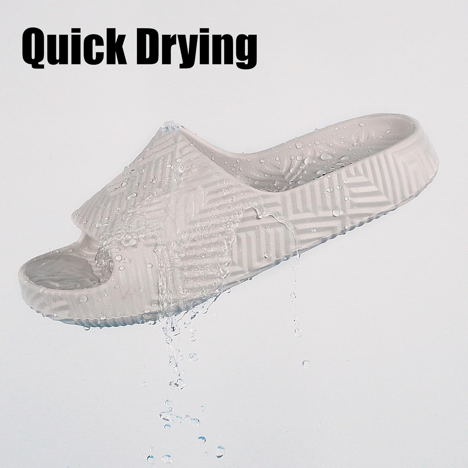 Non Slip Bathroom Slippers - L - Men'S Shoes Lightweight recension och pris
