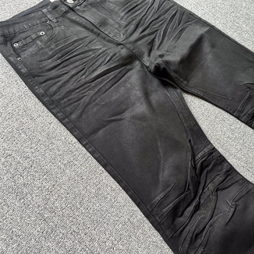 High street coated micro-flare - Men Shoes Jeans recension och pris