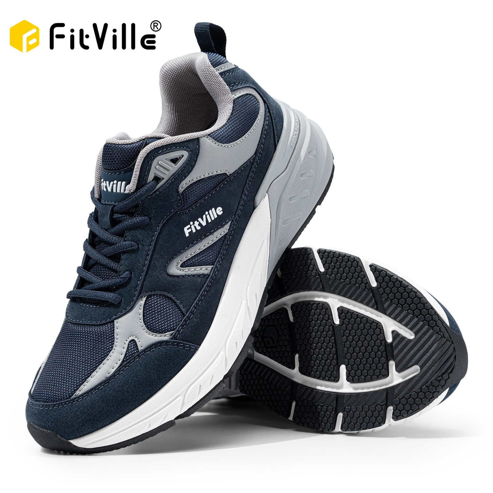 FitVille Newest Walking Shoes  - Men'S Shoes For Plantar Fasciitis recension och pris