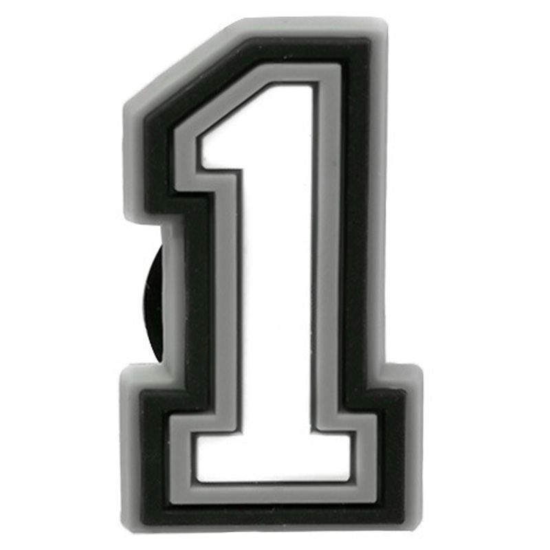1pcs PVC Number Shoe Charms fo - Men Shoes Jeans recension och pris